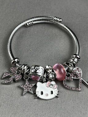 Pink Hello Kitty Bracelet cute